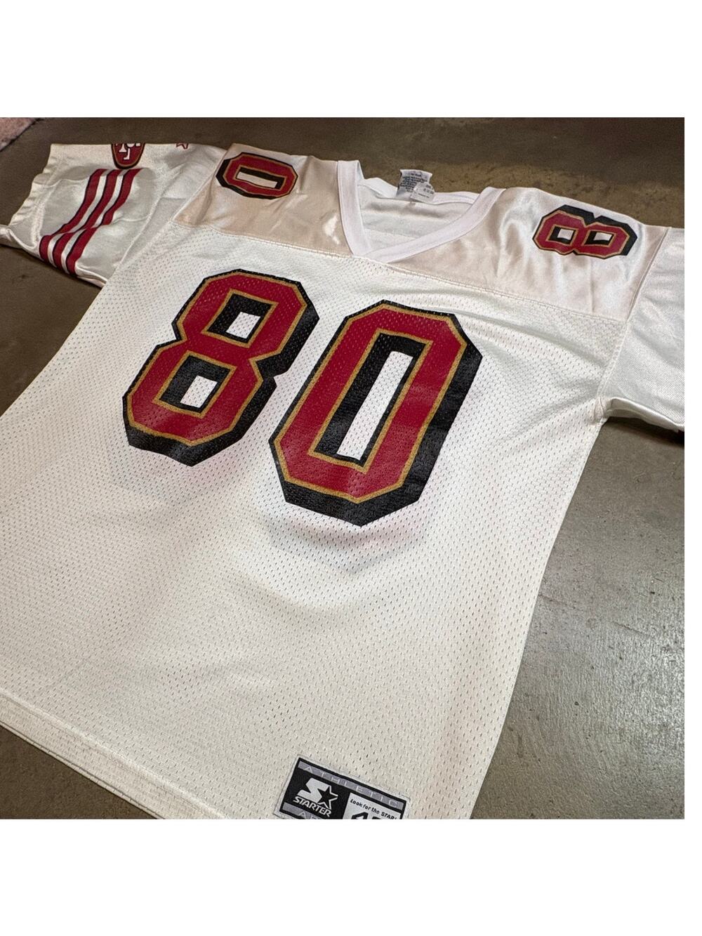 VTG 98 Jerry Rice 49ers Mens SZ 48 Starter Jersey